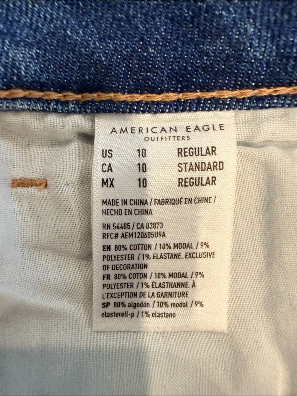American Eagle Outfitters Men’s Medium Blue Relaxed Jeans